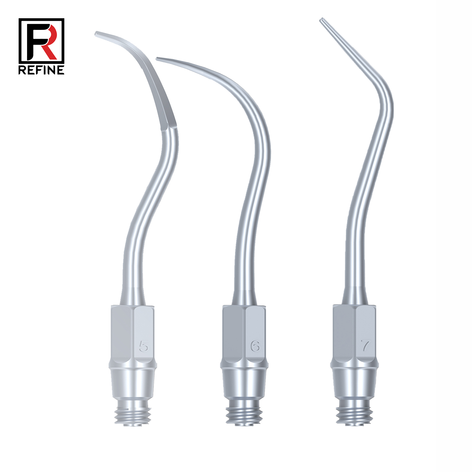 10Pcs Refine® 歯科用エアースケーラーチップ 5A 6A 7A Kavo SONICflex