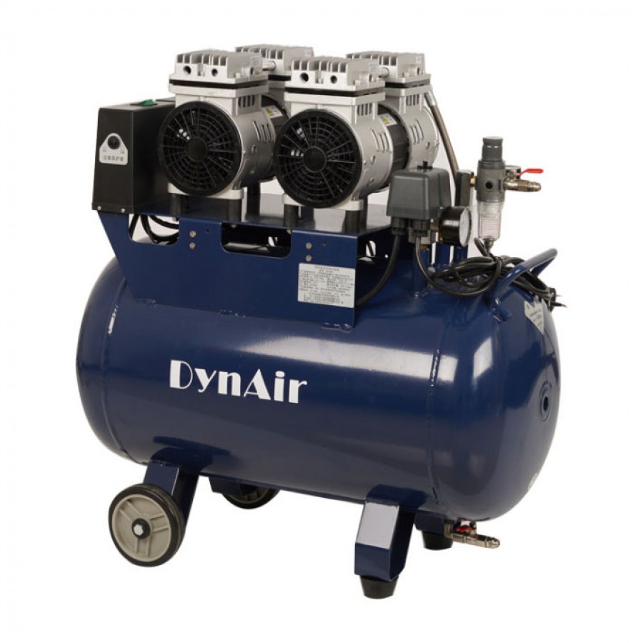 Dynamic DA7002 歯科オイルフリー エアコンプレッサー 50L タンク 1.5kW/2HP|エアーコンプレッサー 通販-Dentalshop.JP