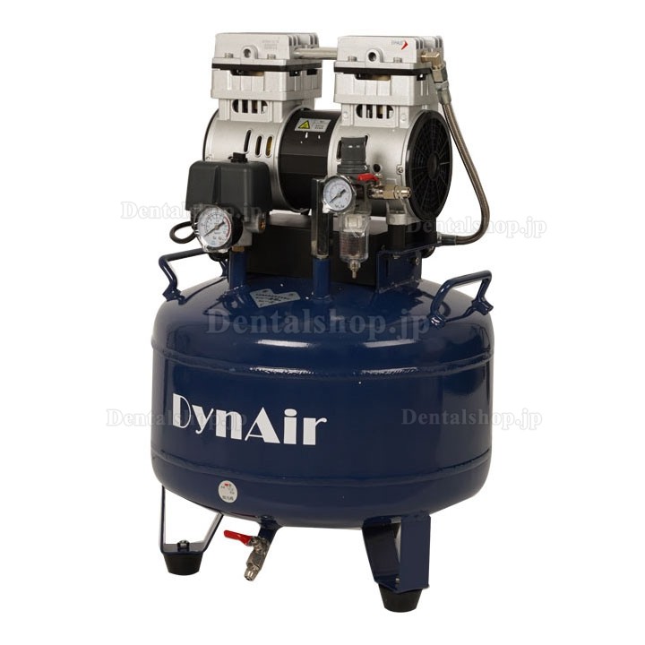 Dynamic DA7001 歯科オイルフリー エアコンプレッサー 30L タンク 0.75kW/1HP|エアーコンプレッサー 通販-Dentalshop.JP